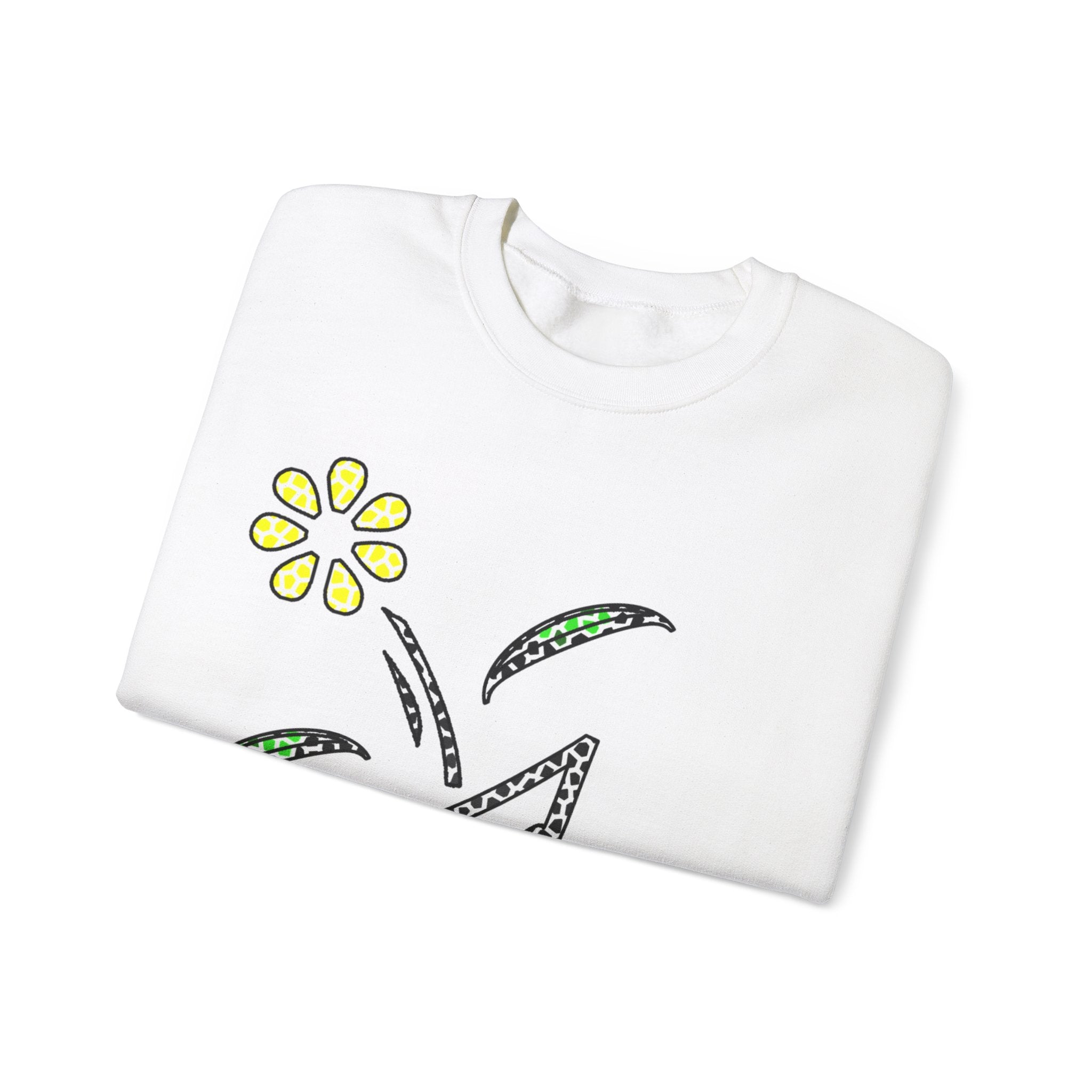 KAYKULTURA FLOWER CREWNECK SWEATSHIRT