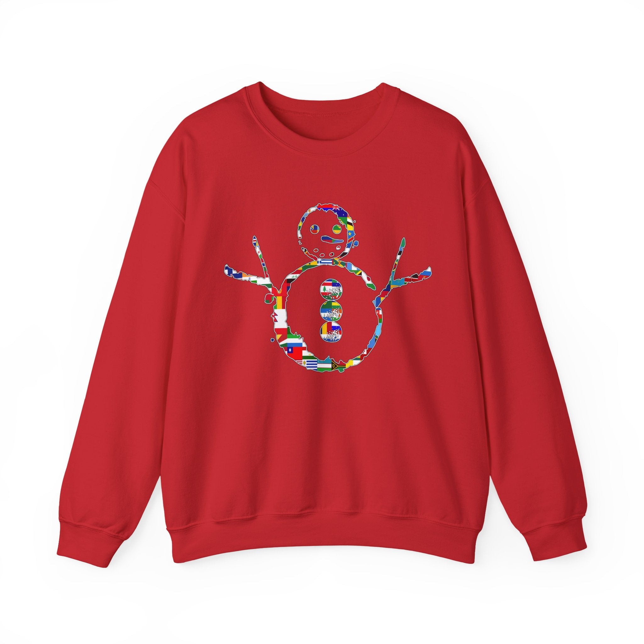 KAYKULTURA INTERNATIONAL SNOWMAN CREWNECK SWEATSHIRT