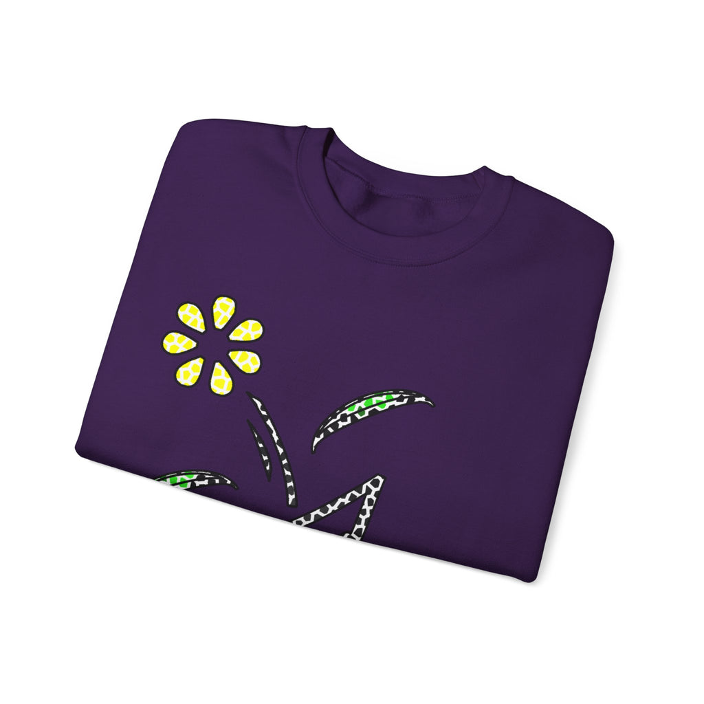 SWEAT-SHIRT À COL ROND À FLEURS KAYKULTURA