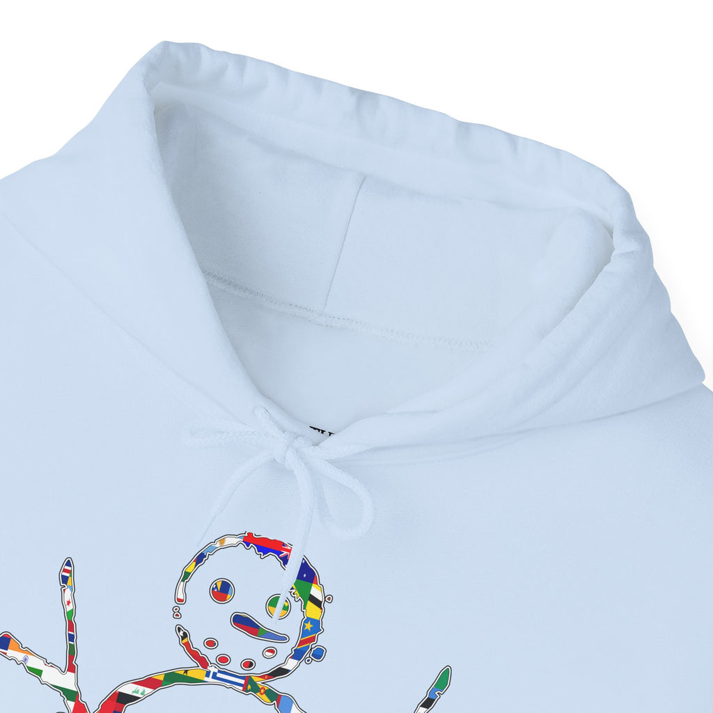 KAYKULTURA INTERNATIONAL SNOWMAN HOODED SWEATSHIRT