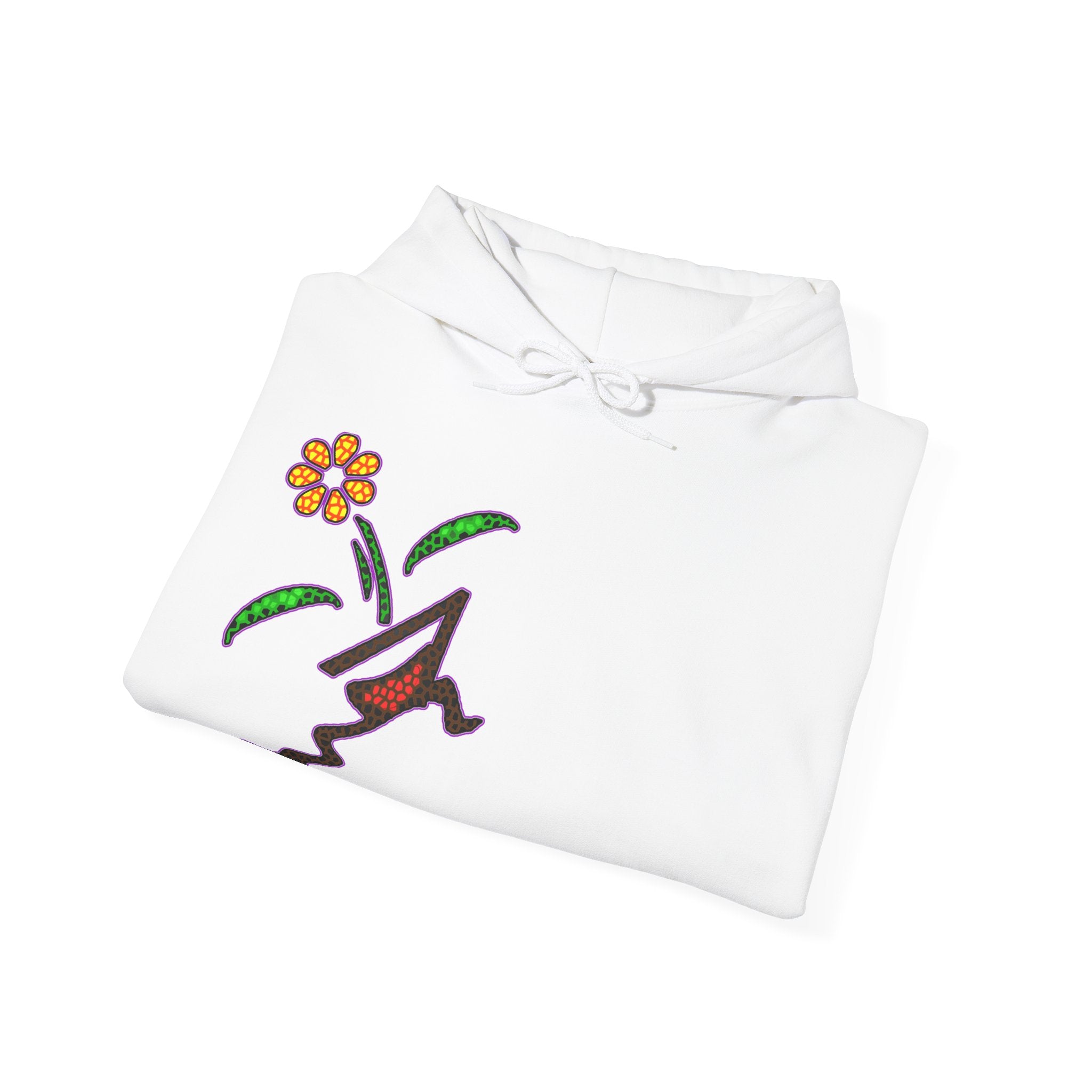 KAYKULTURA FLOWER HOODED SWEATSHIRT