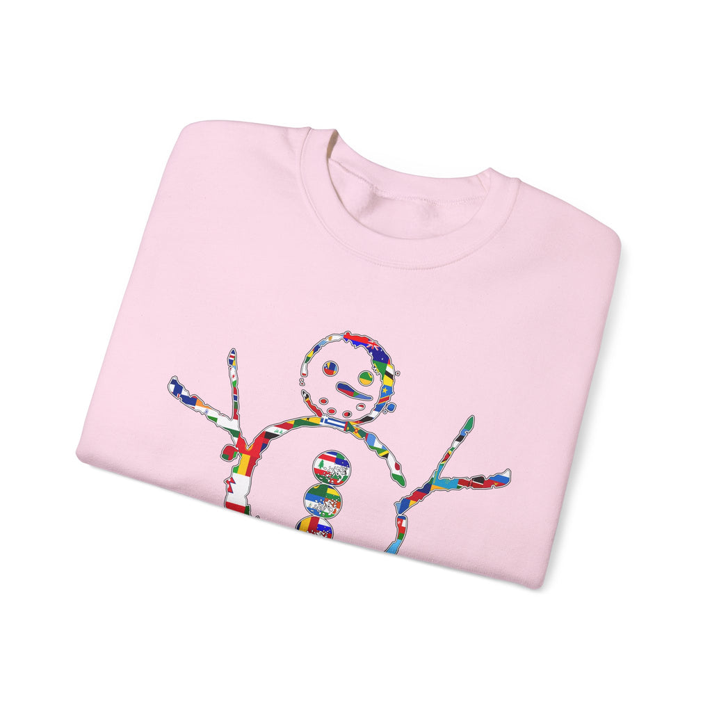 KAYKULTURA INTERNATIONAL SNOWMAN CREWNECK SWEATSHIRT