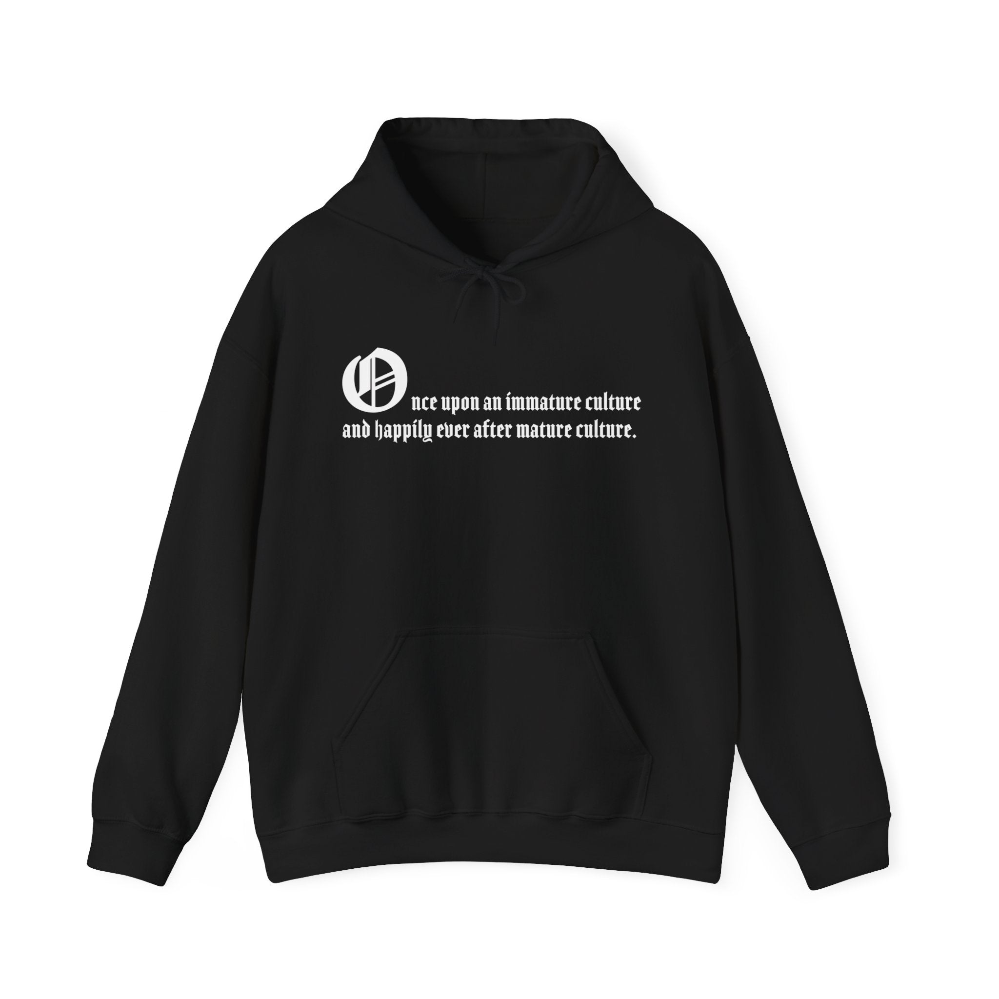 KAYKULTURA QUOTE HOODED SWEATSHIRT