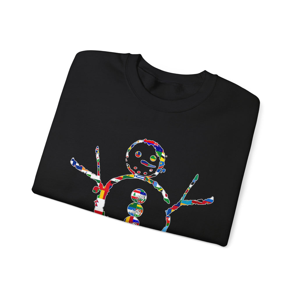 KAYKULTURA INTERNATIONAL SNOWMAN CREWNECK SWEATSHIRT