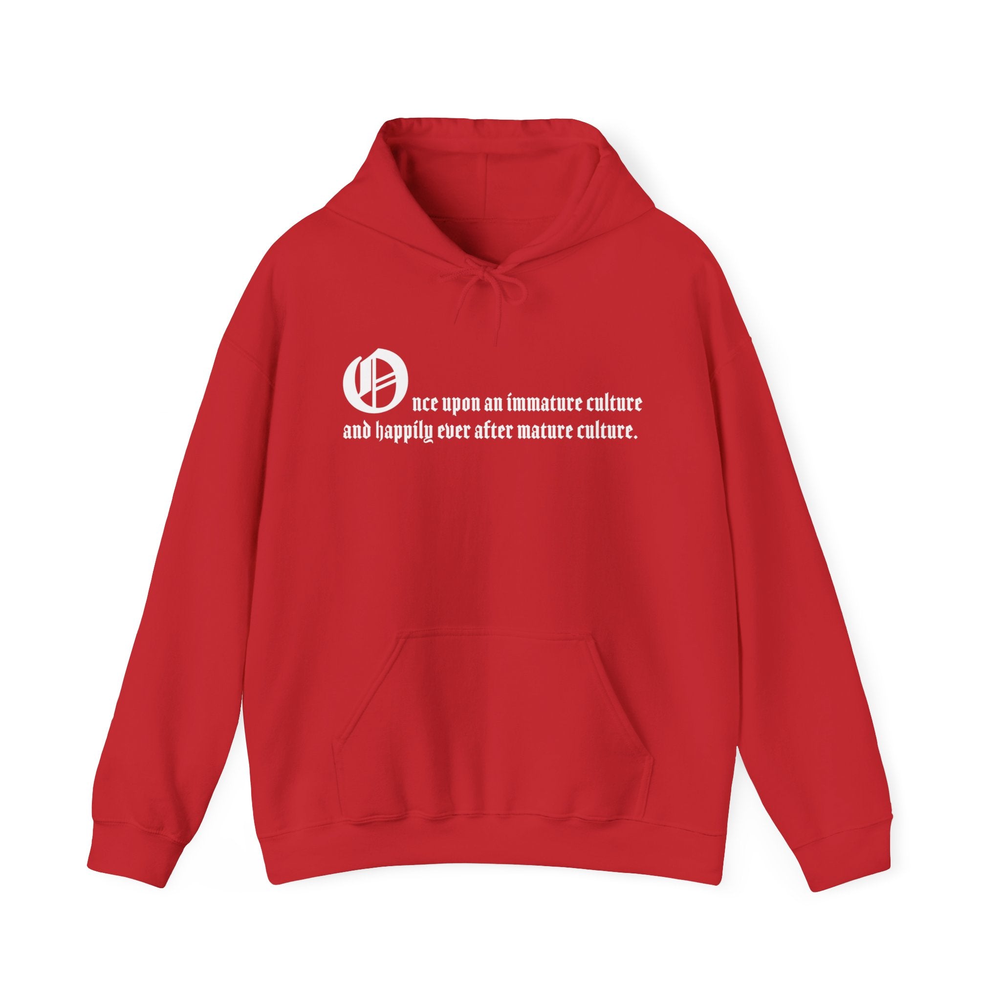 KAYKULTURA QUOTE HOODED SWEATSHIRT