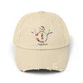 KAYKULTURA INTERNATIONAL SNOWMAN DISTRESSED CAP