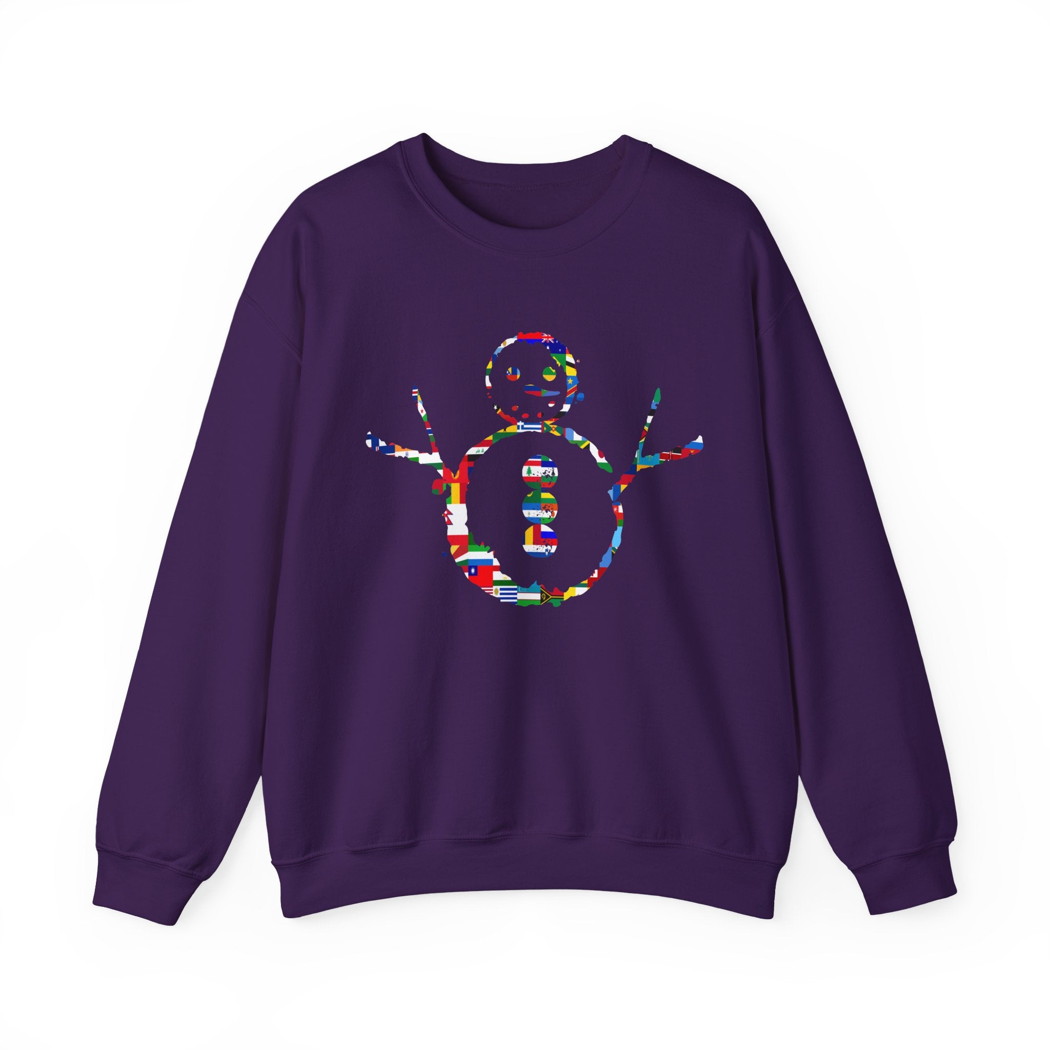 KAYKULTURA INTERNATIONAL SNOWMAN CREWNECK SWEATSHIRT