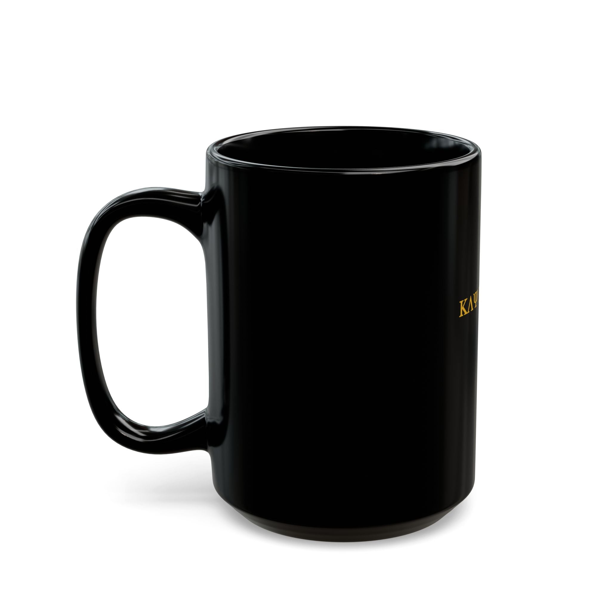 Mug noir classique KAYKULTURA doré (325 ml, 445 ml)