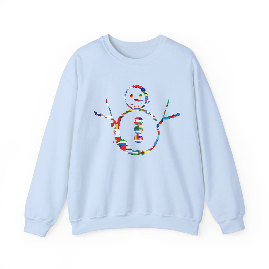 KAYKULTURA INTERNATIONAL SNOWMAN CREWNECK SWEATSHIRT