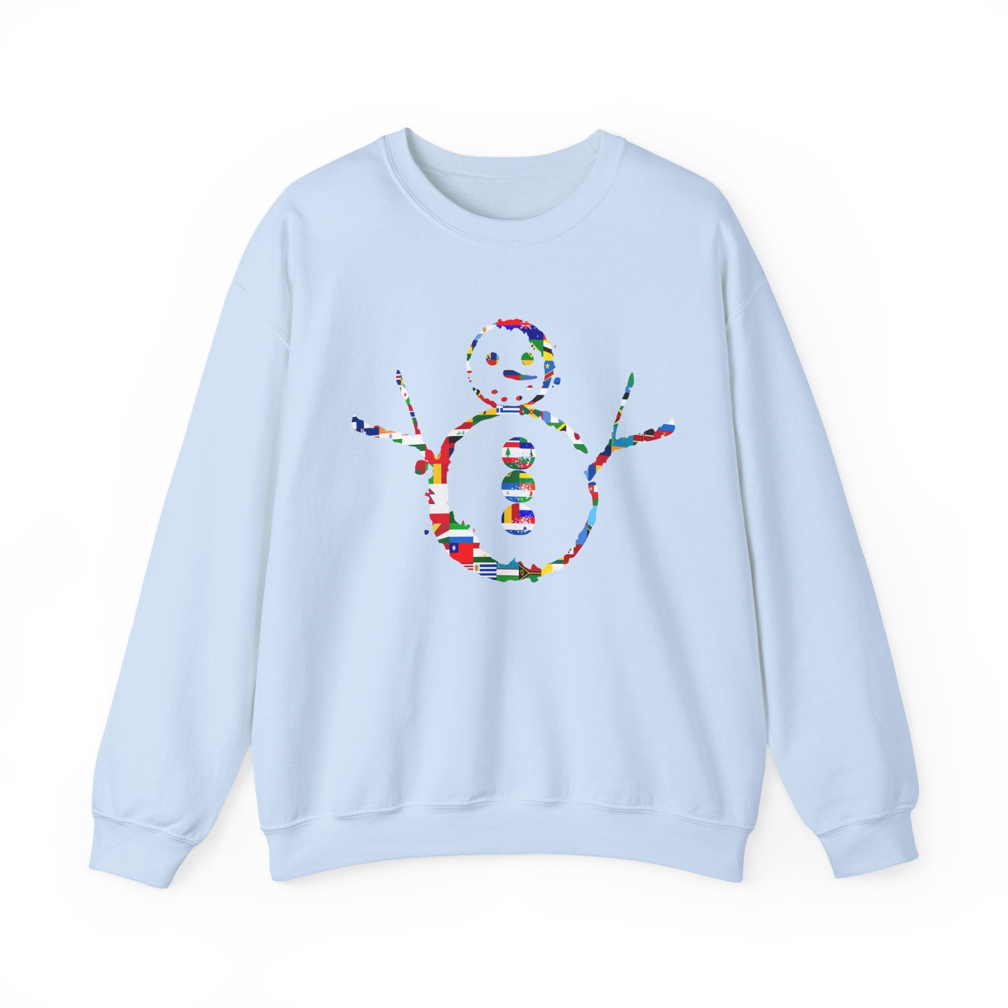 KAYKULTURA INTERNATIONAL SNOWMAN CREWNECK SWEATSHIRT
