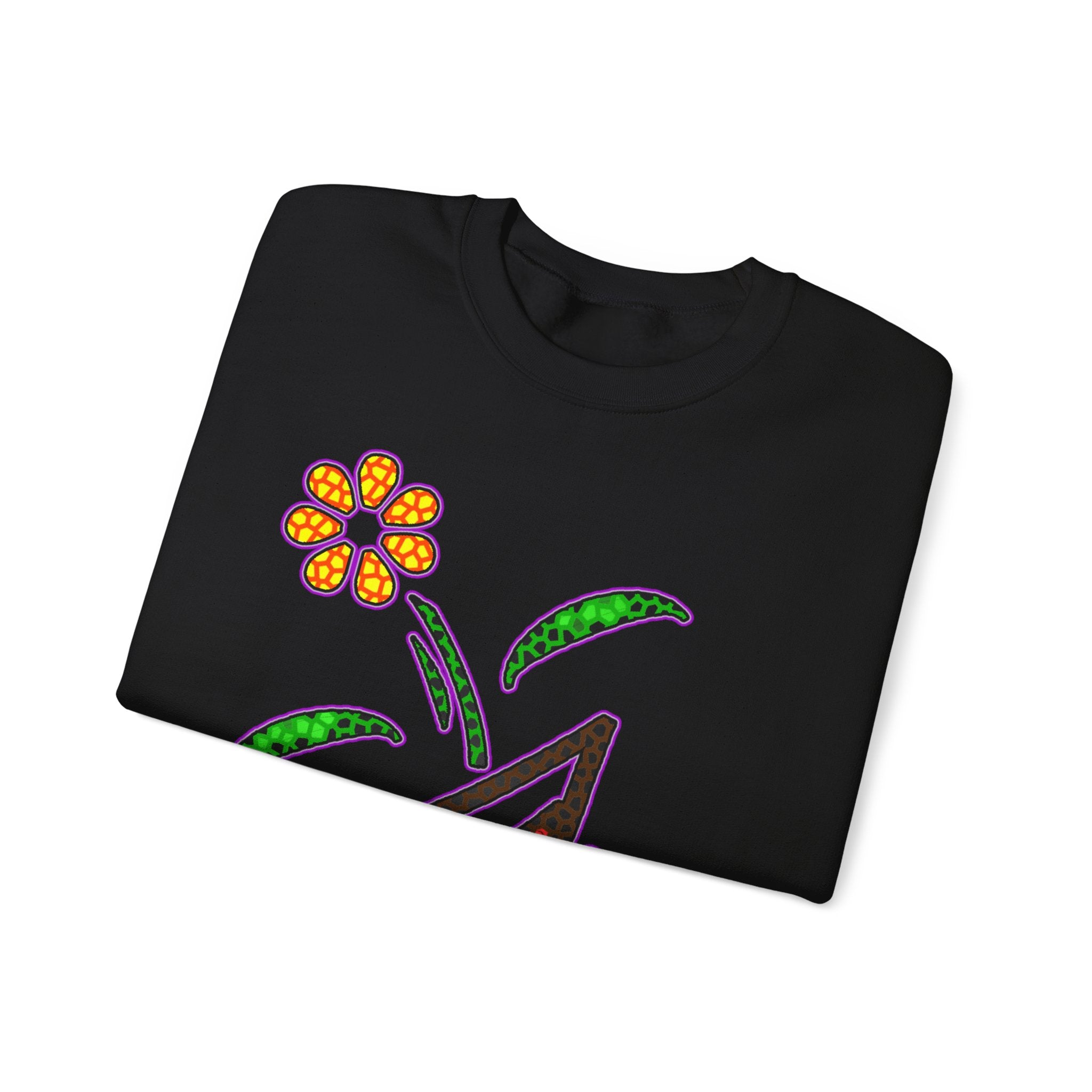 KAYKULTURA FLOWER CREWNECK SWEATSHIRT
