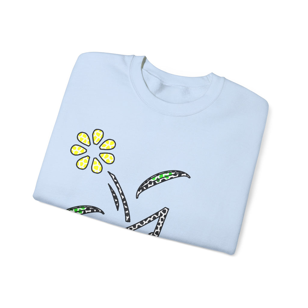 SWEAT-SHIRT À COL ROND À FLEURS KAYKULTURA