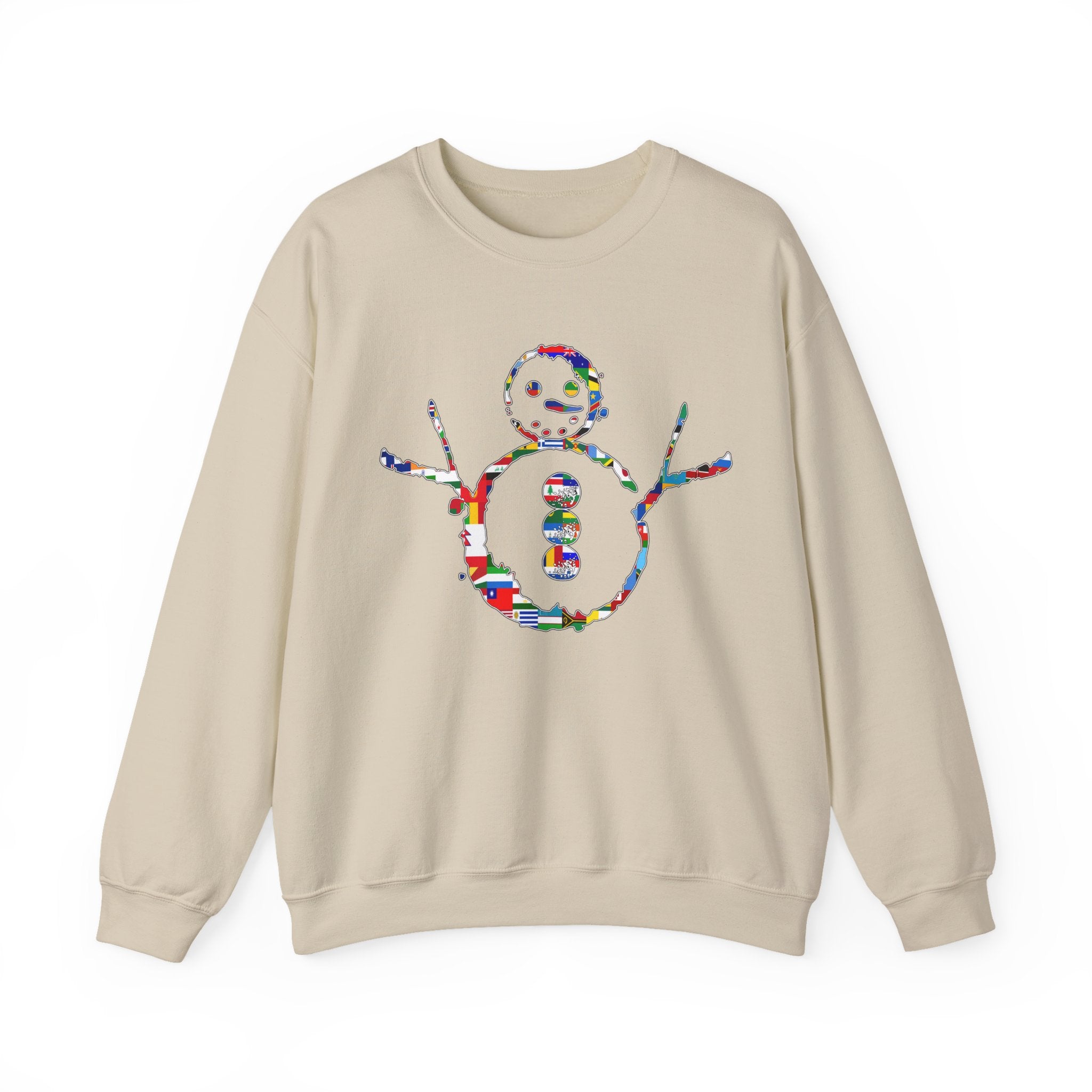 KAYKULTURA INTERNATIONAL SNOWMAN CREWNECK SWEATSHIRT