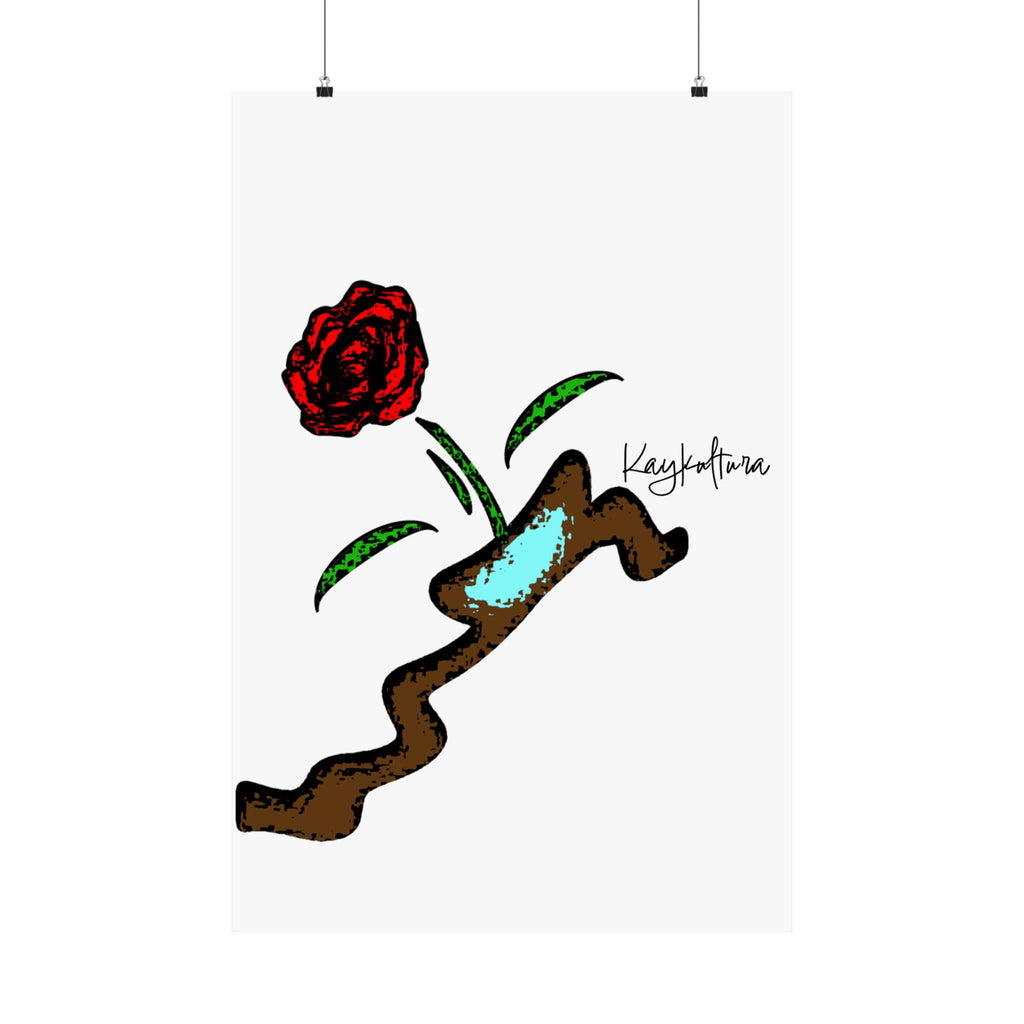 AFFICHES VERTICALES DE FLEURS KAYKULTURA