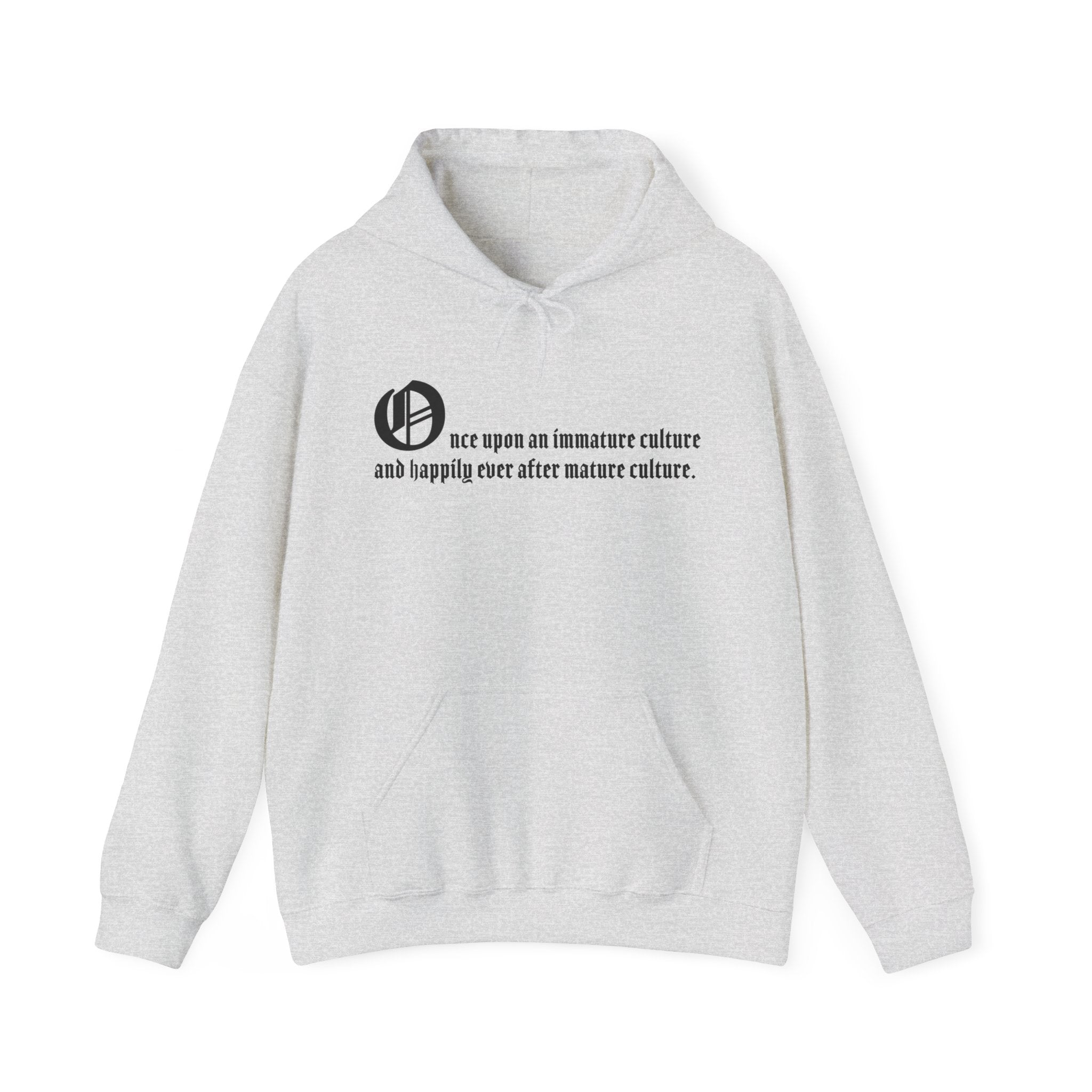 KAYKULTURA QUOTE HOODED SWEATSHIRT