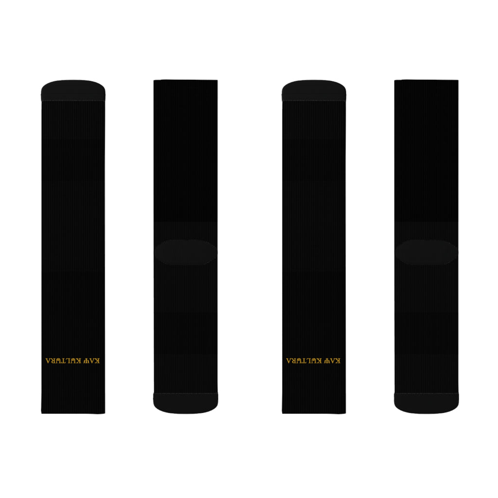 MEIAS CLÁSSICAS DOURADAS KAYKULTURA PARA SUBLIMAÇÃO