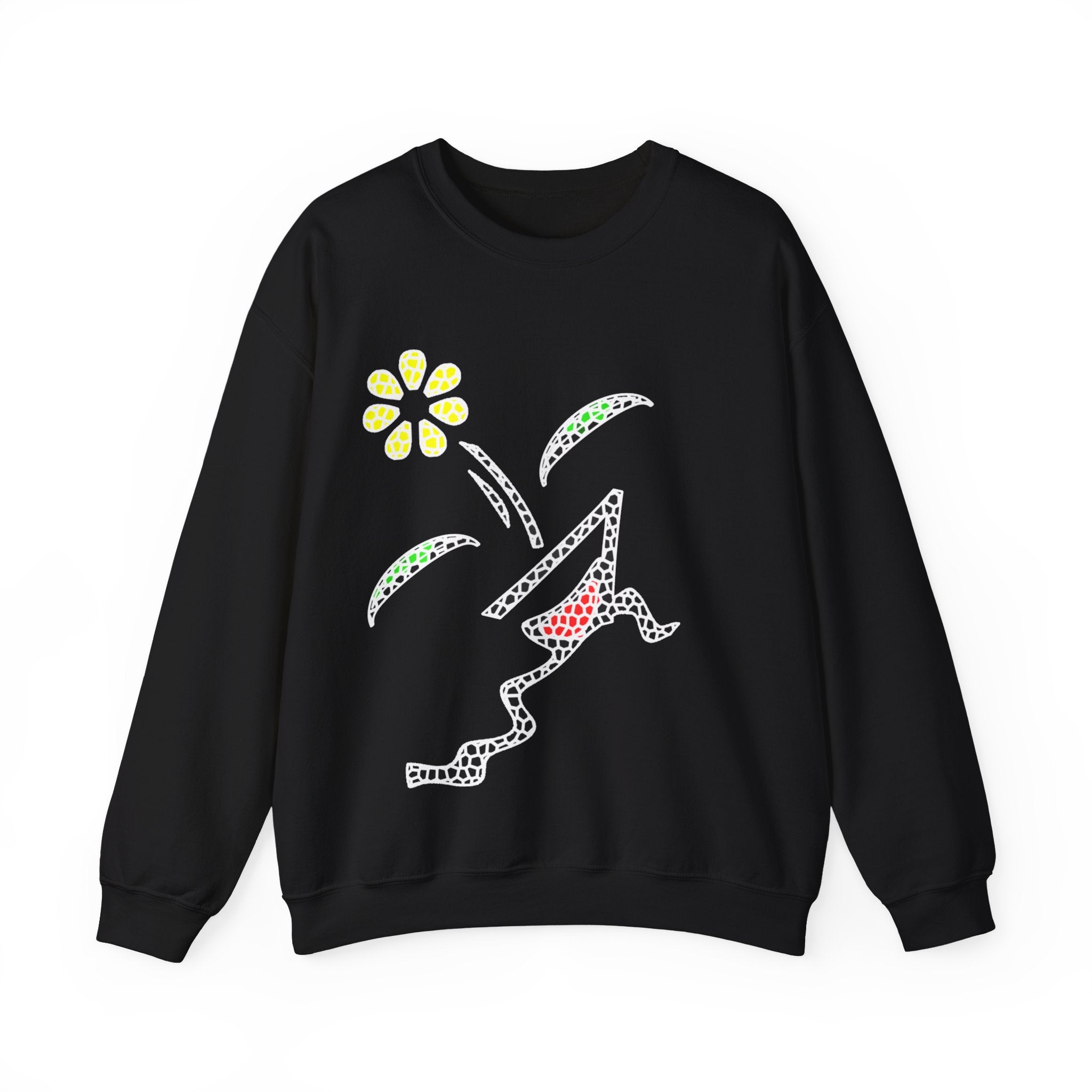 KAYKULTURA FLOWER CREWNECK SWEATSHIRT