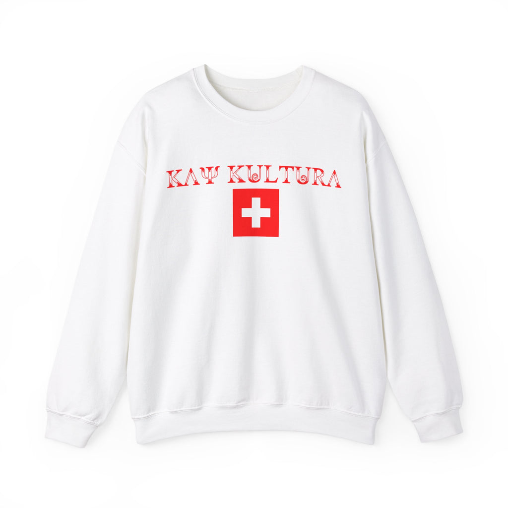 SWEAT-SHIRT À COL ROND INTERNATIONAL CLASSIQUE KAYKULTURA SUISSE