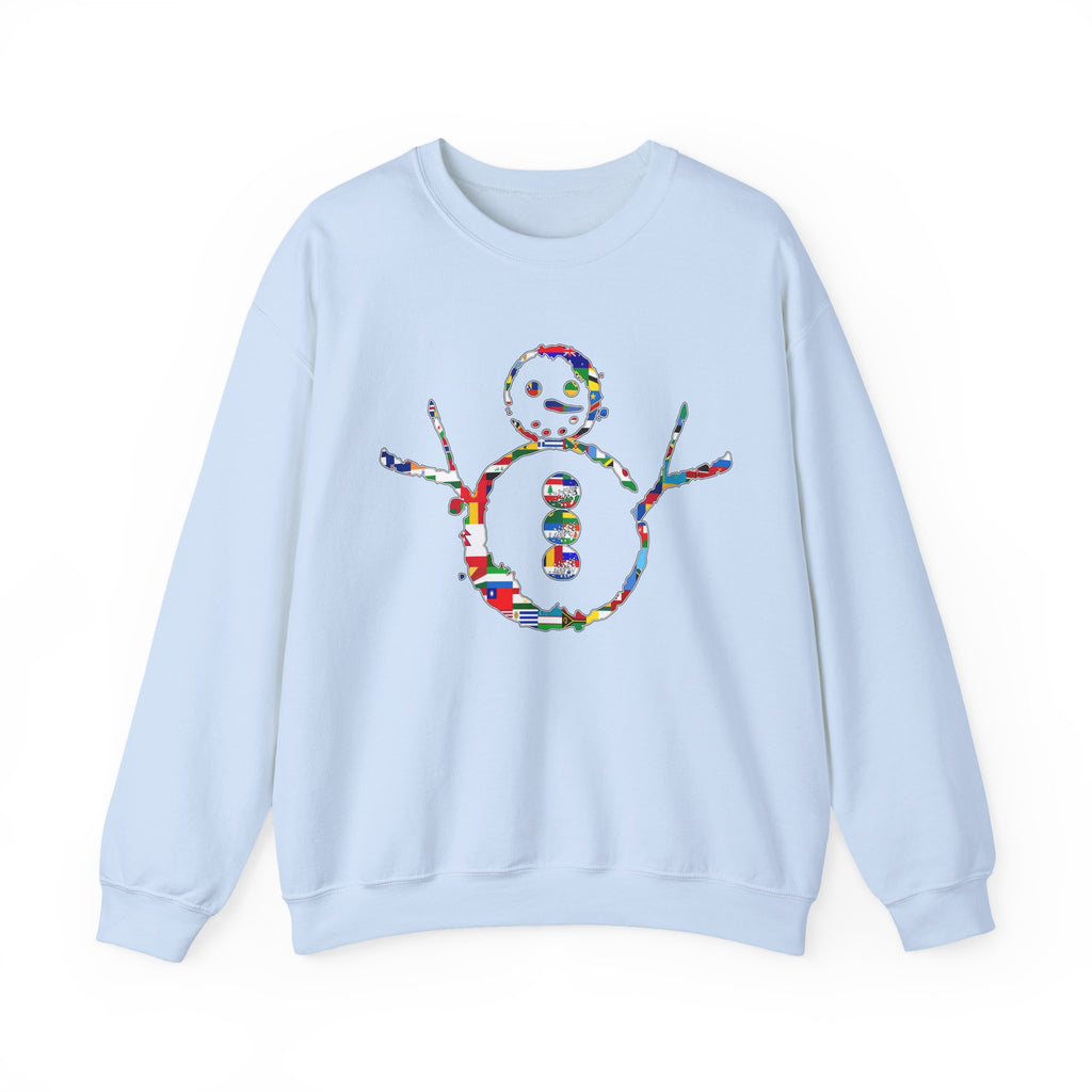 KAYKULTURA INTERNATIONAL SNOWMAN CREWNECK SWEATSHIRT