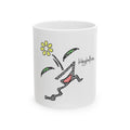 Caneca de cerâmica Kaykultura Flower (325 ml)