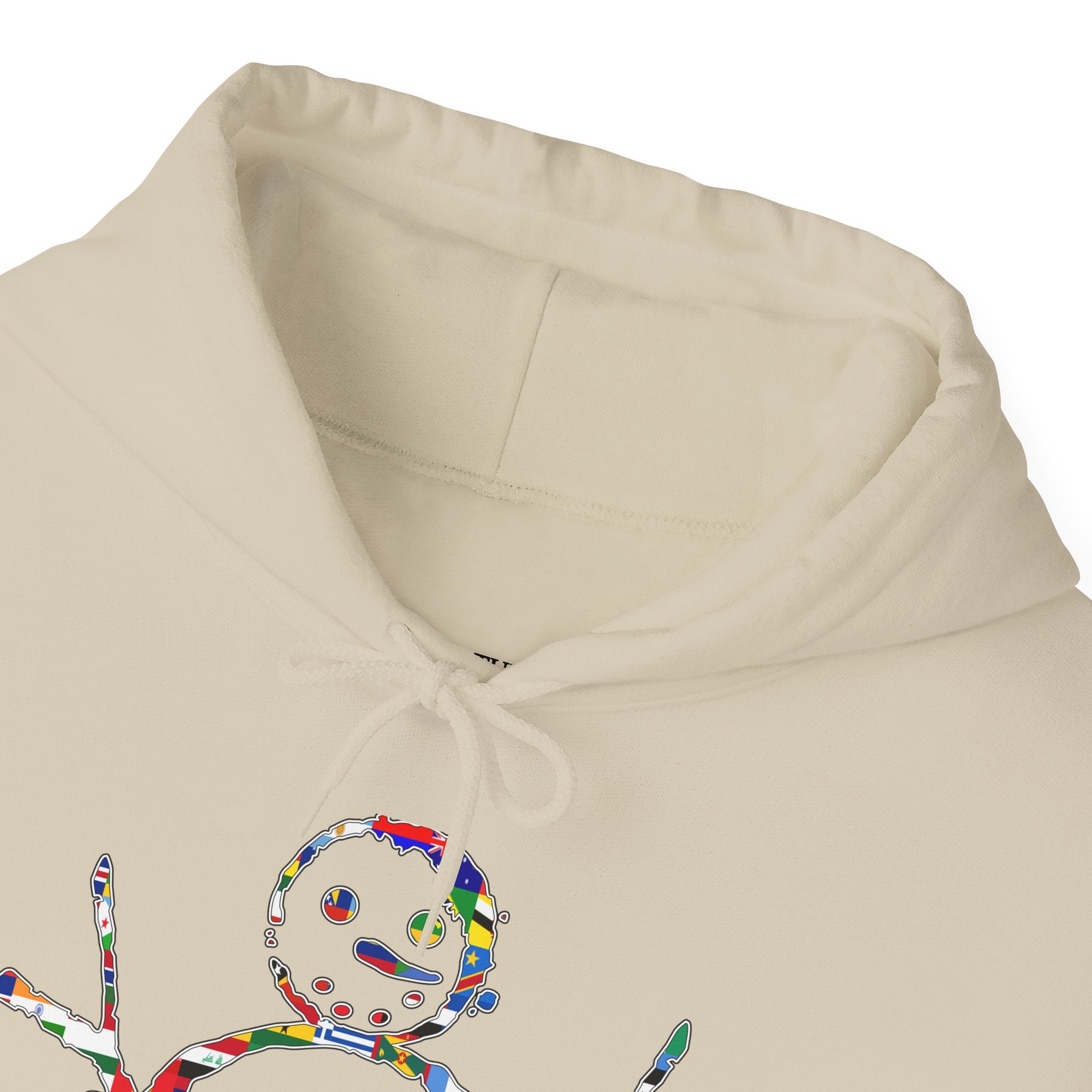 KAYKULTURA INTERNATIONAL SNOWMAN HOODED SWEATSHIRT