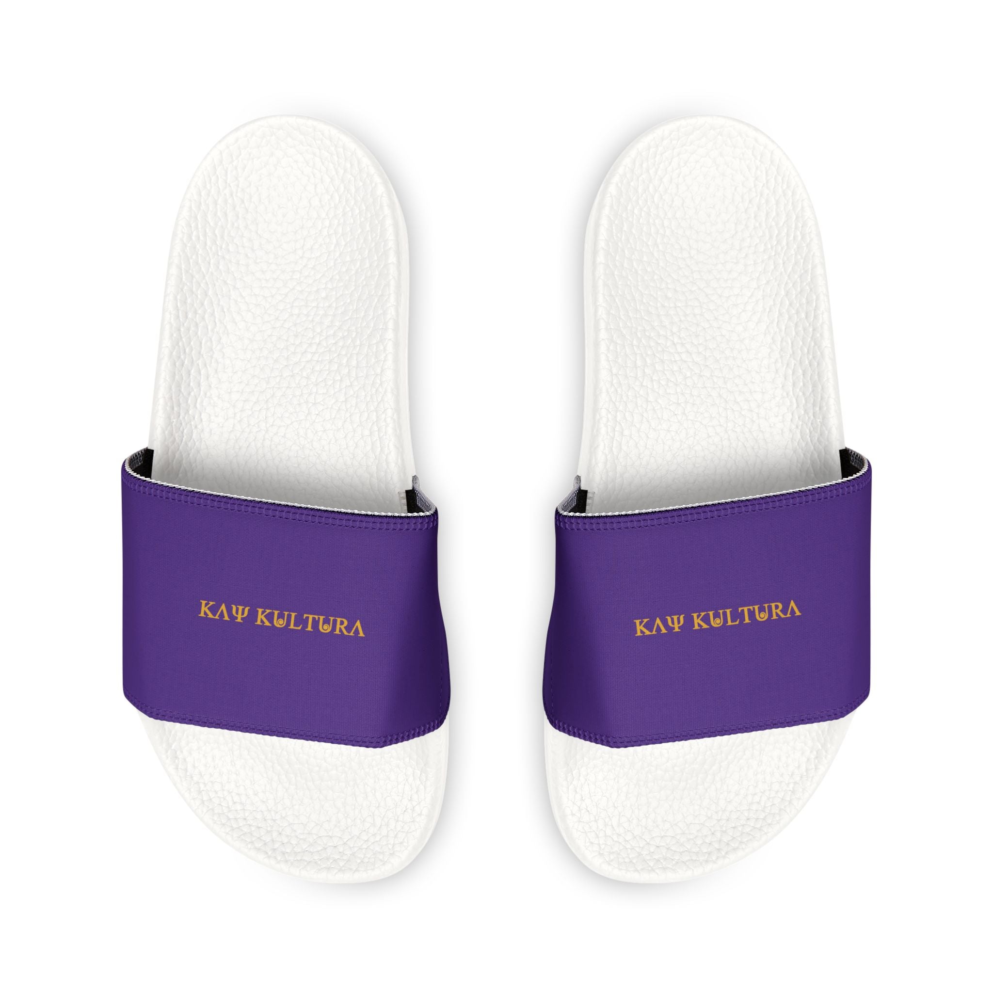 Sandálias masculinas clássicas douradas Kaykultura com tira removível