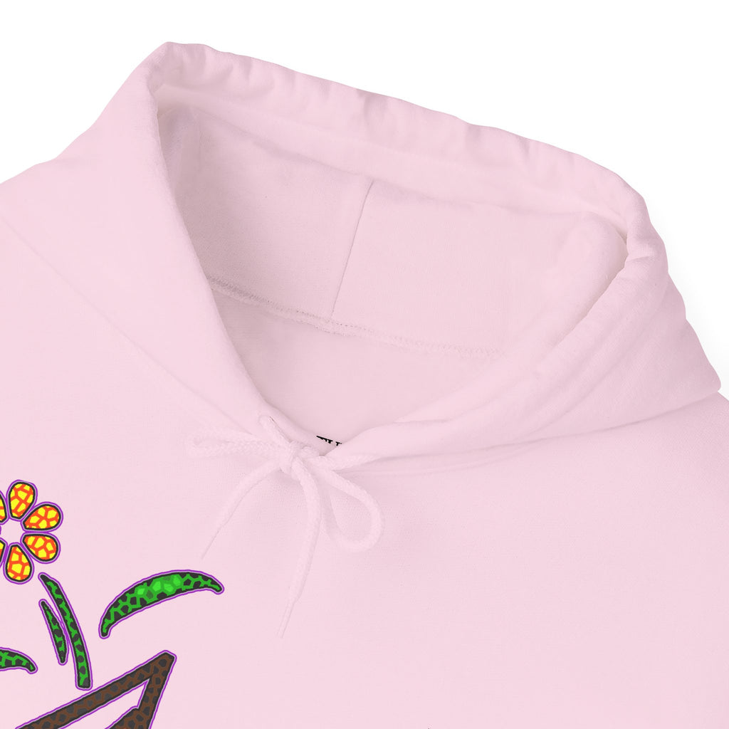 KAYKULTURA FLOWER HOODED SWEATSHIRT