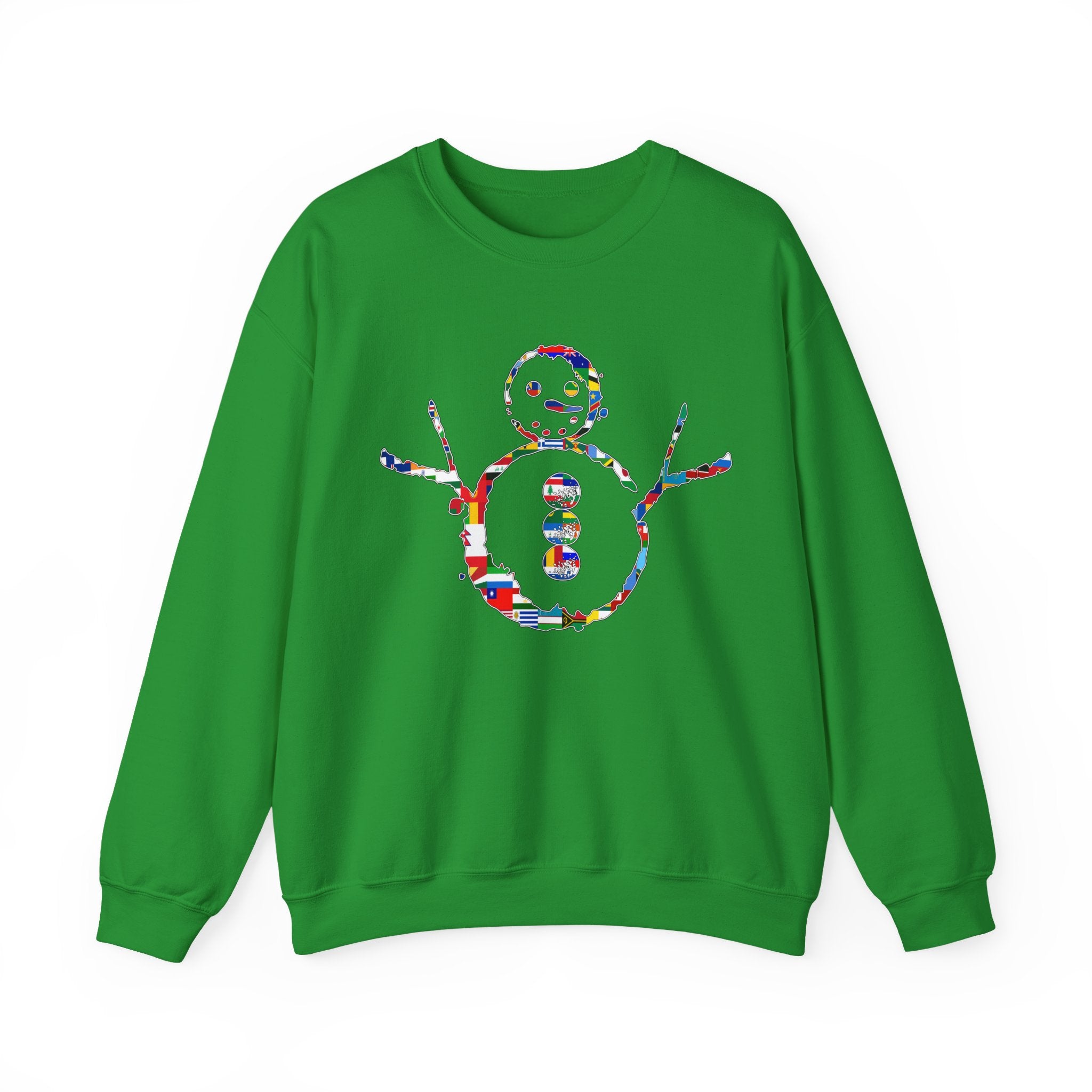KAYKULTURA INTERNATIONAL SNOWMAN CREWNECK SWEATSHIRT
