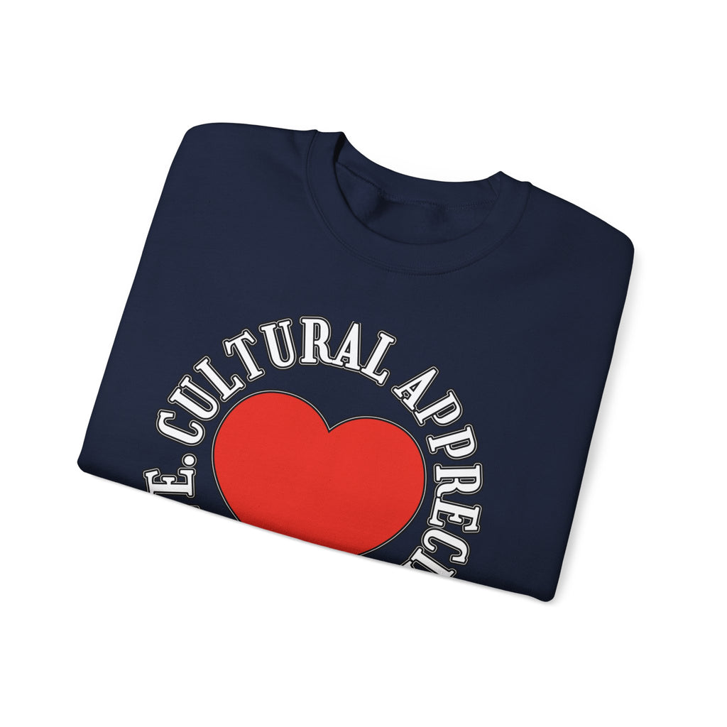 KAYKULTURA CULTURAL APPRECIATION VERSUS CULTURAL APPROPRIATION CREWNECK SWEATSHIRT