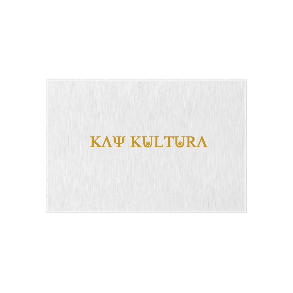 TAPETE EXTERNO KAYKULTURA CLÁSSICO DOURADO