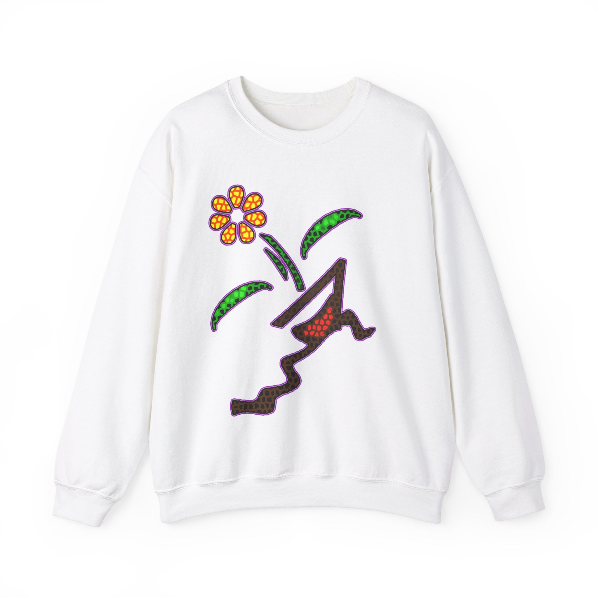 KAYKULTURA FLOWER CREWNECK SWEATSHIRT
