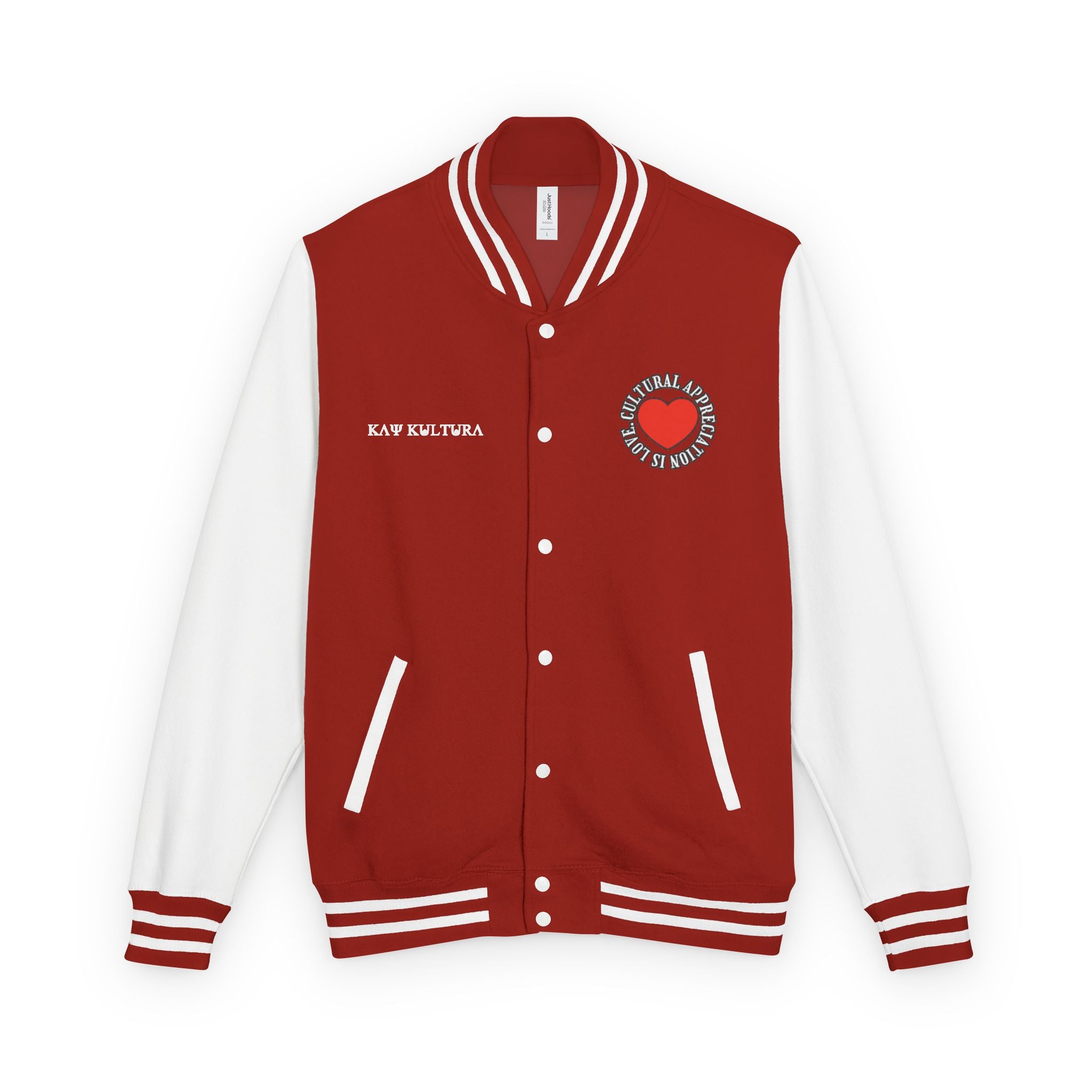 KAYKULTURA CULTURAL APPRECIATION VERSUS CULTURAL APPROPRIATION LETTERMAN JACKET