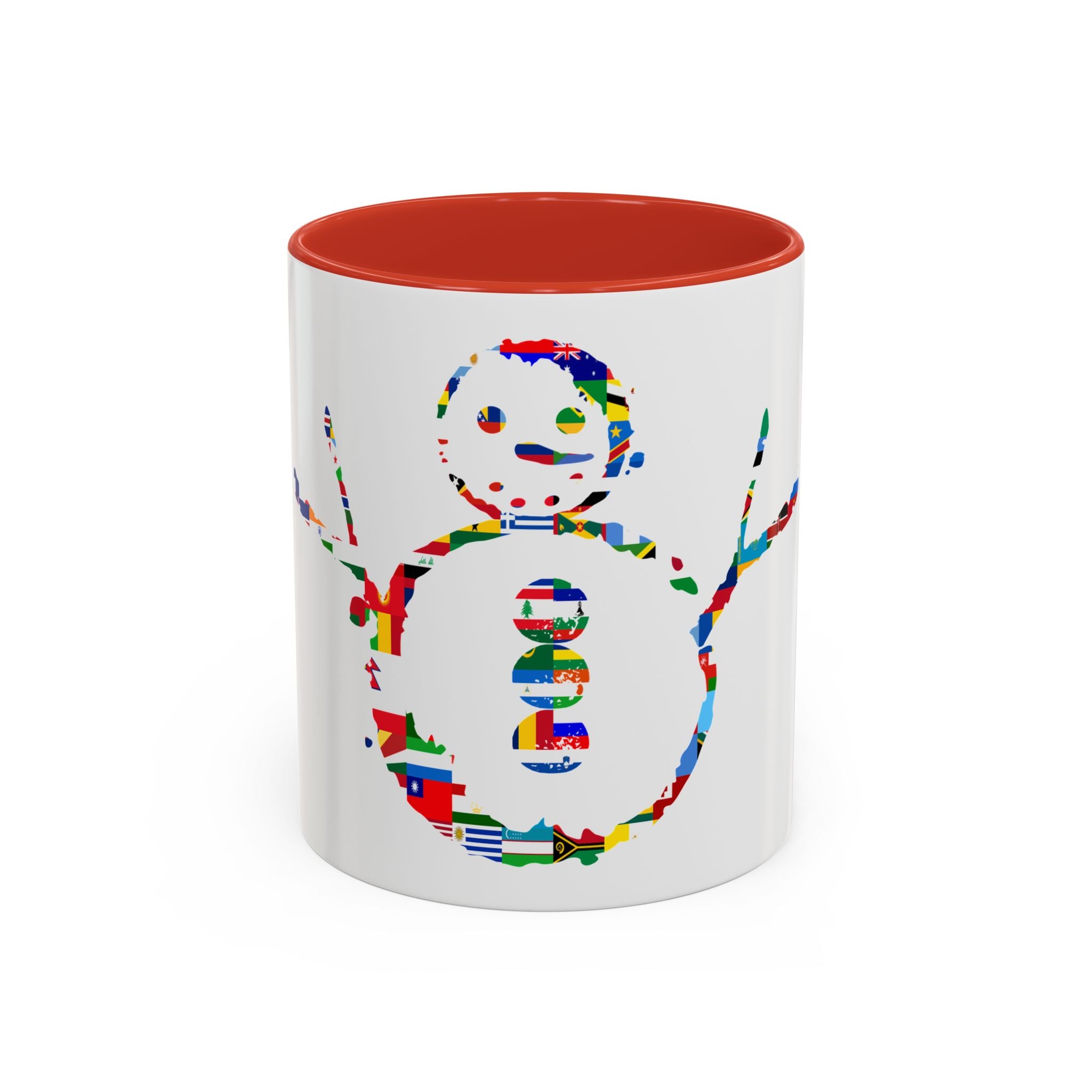 KAYKULTURA INTERNATIONAL SNOWMAN ACCENT COFFEE MUG (11oz)