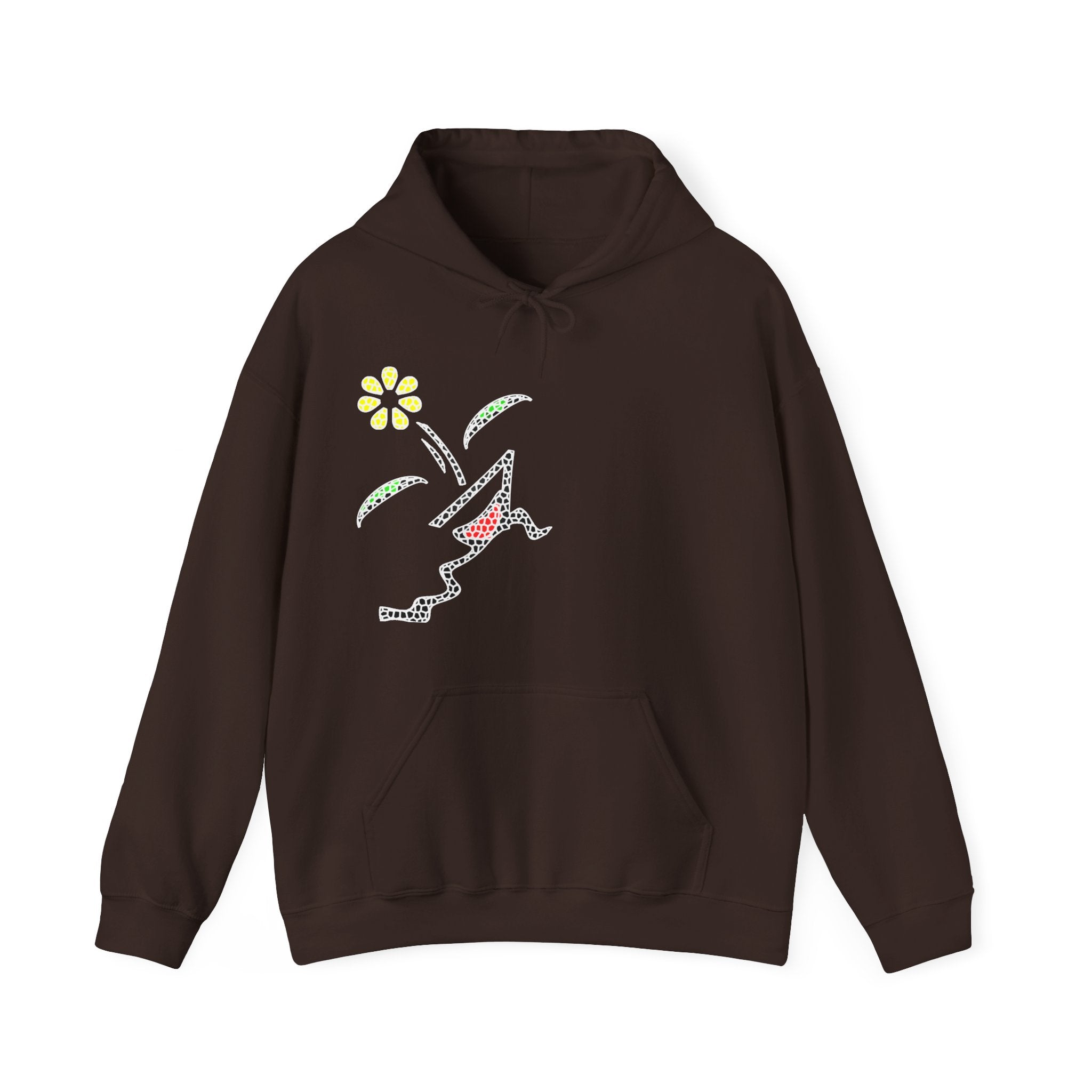 KAYKULTURA FLOWER HOODED SWEATSHIRT