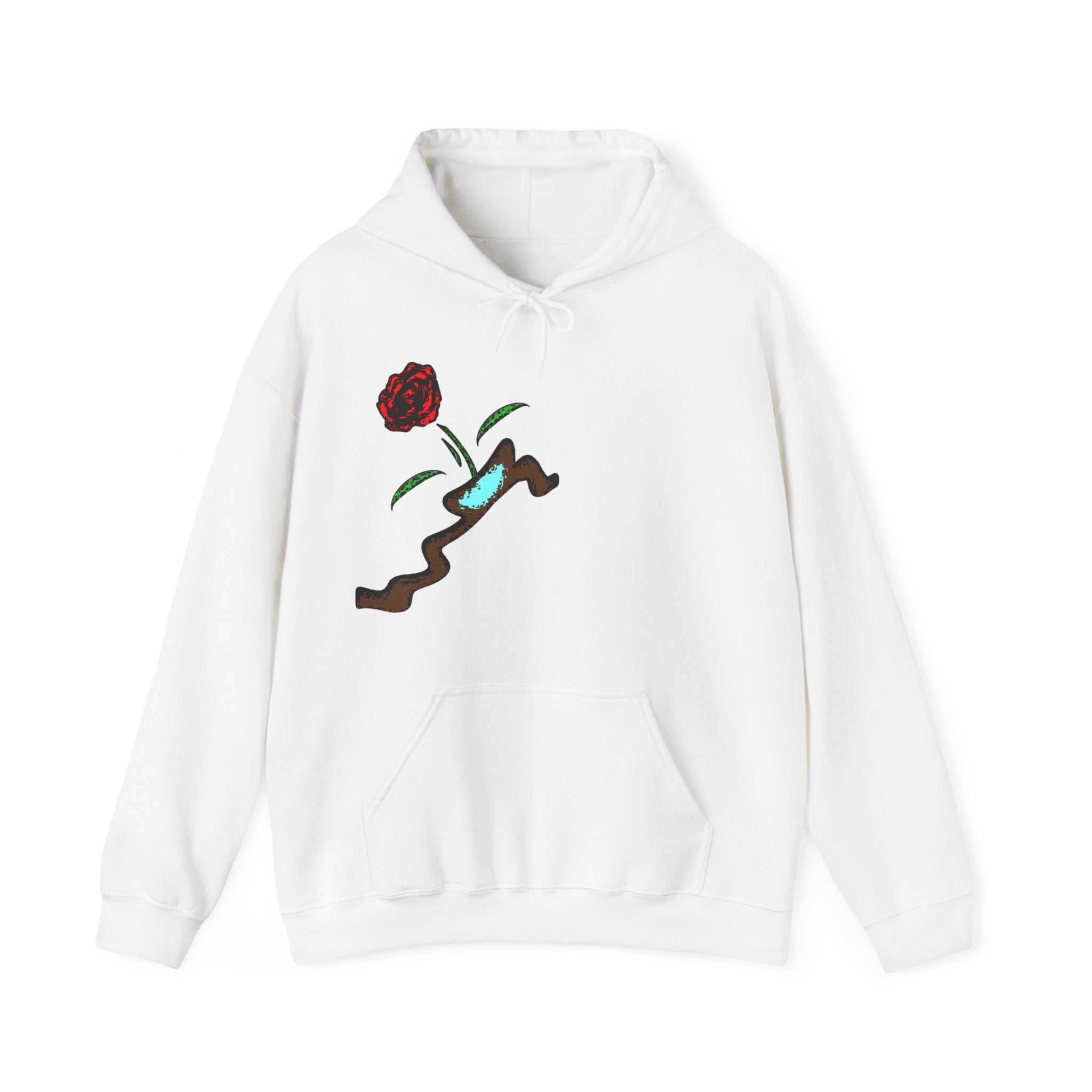 KAYKULTURA FLOWER HOODED SWEATSHIRT